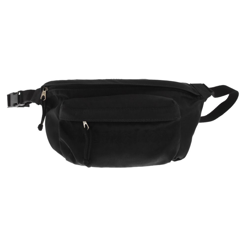 BALENCIAGA (バレンシアガ) ロゴ刺繍ナイロンボディバッグ ブラック  