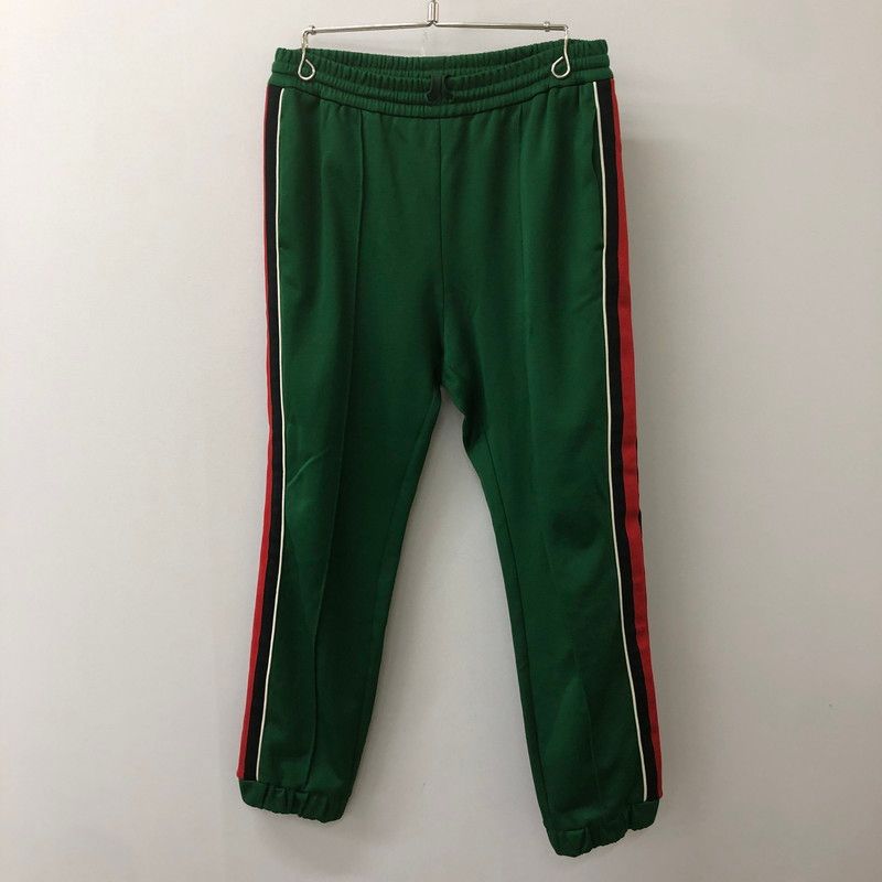 GUCCI グッチ SIDE WEBLINE TECHNICAL TRACK LONG PANTS 479532 X9C09 サイドウェブライン テクニカル トラック ロングパンツ ボトムス 152-250426-yo-30-tei