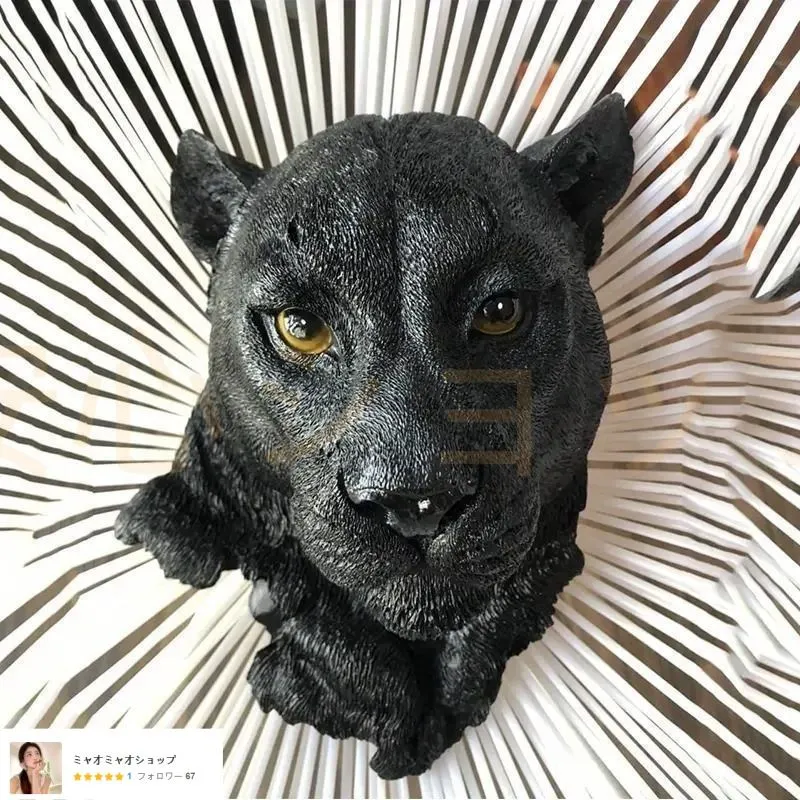 ヴィンテージ ブラックパンサー 黒豹 ペア オブジェ インテリア fVkn9cNDQNjv57Jxo2VRbi.jpg@webp