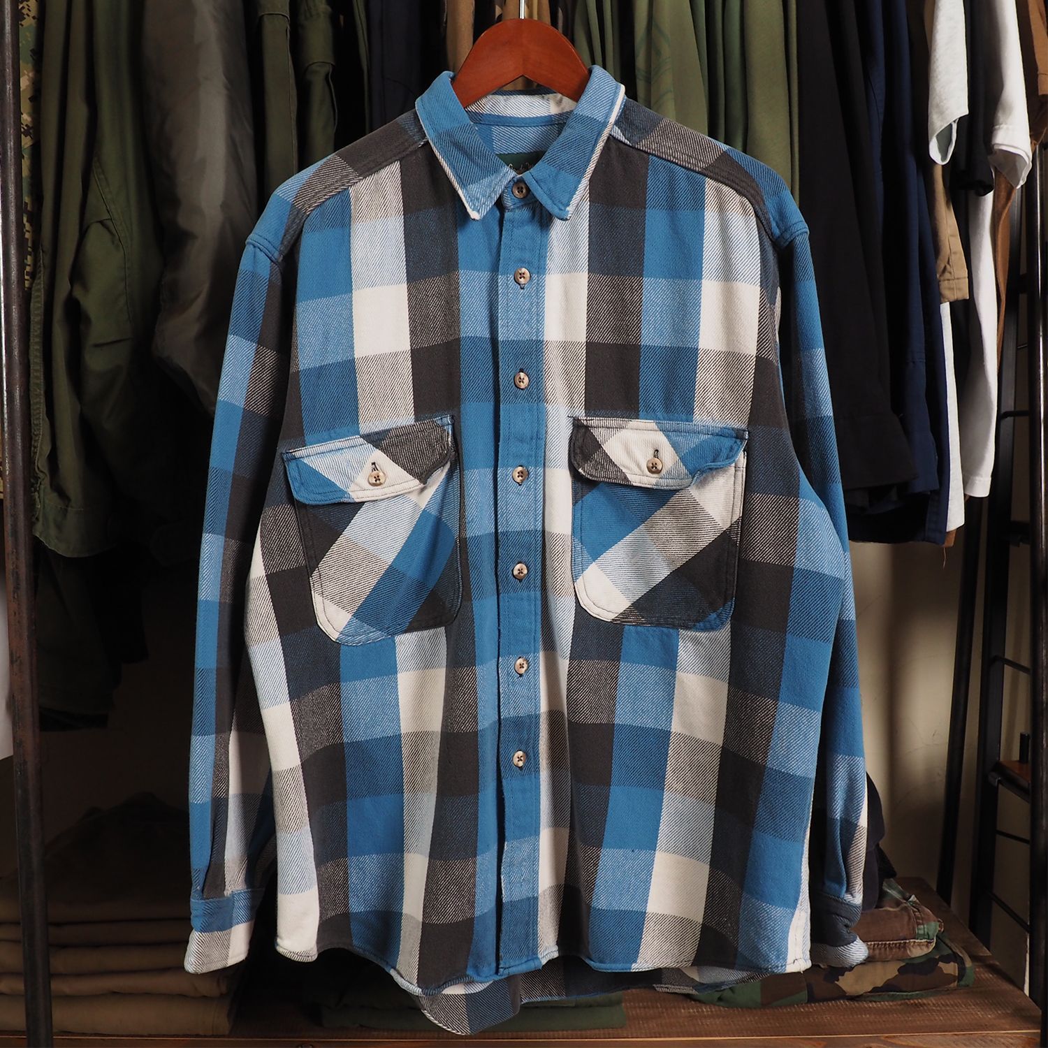 90s 00s ネルシャツ ヘビーネル Gander Mountain ガンダーマウンテン