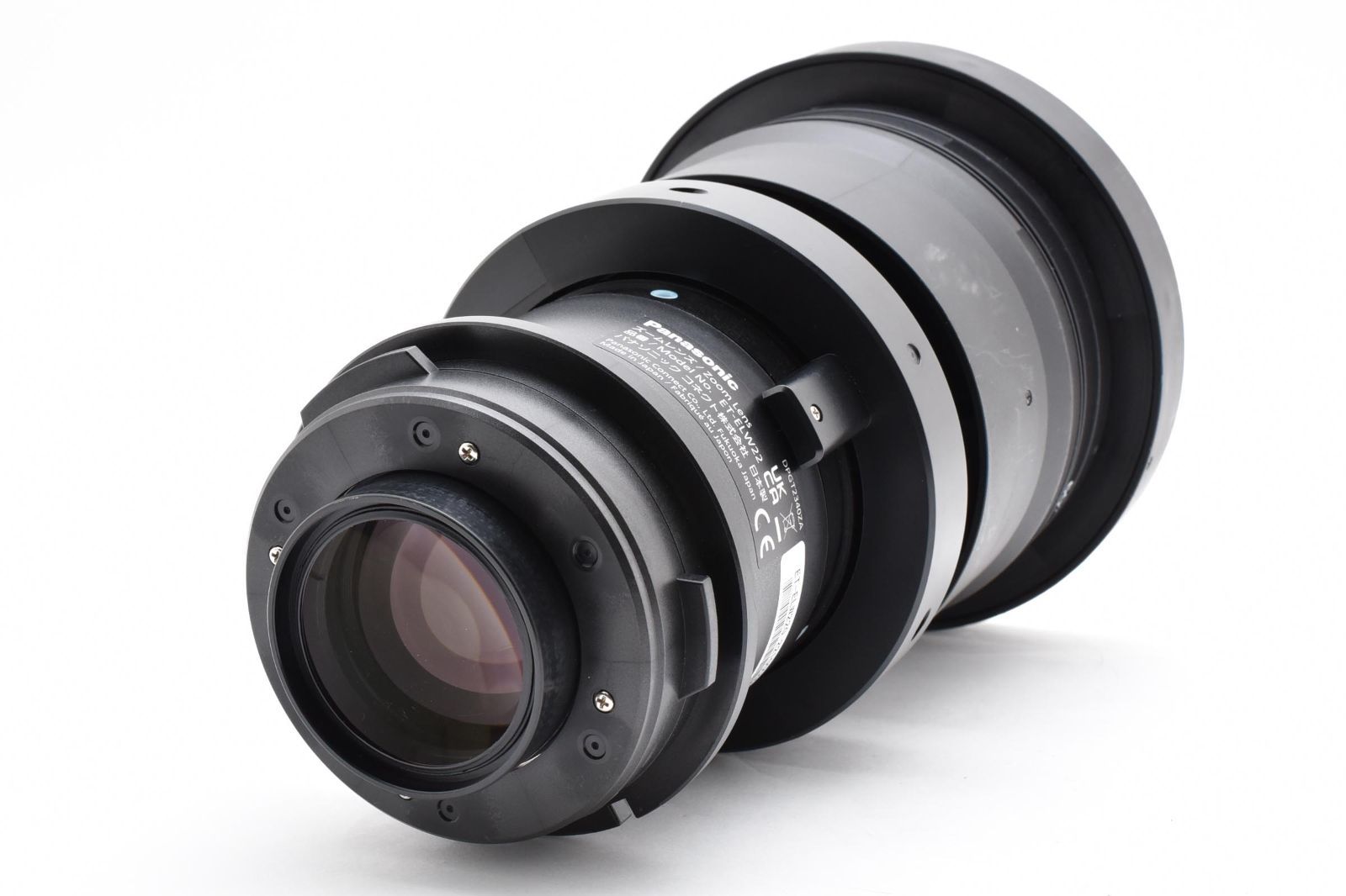  Panasonic ET ELW 22 ショートスロー ズームレンズ プロジェクター用 光学良好 PT EZ 770 J MZ J対応 フロントキャップ付 パナソニック その他 プロジェクター