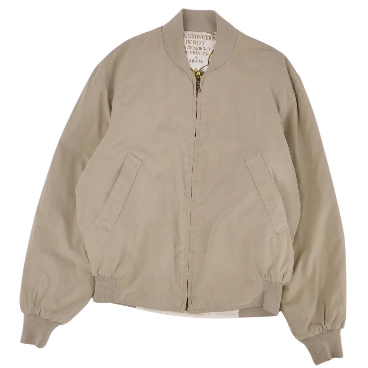 Vintage エルメス HERMES ジャケット リバーシブル ブルゾン ジッ