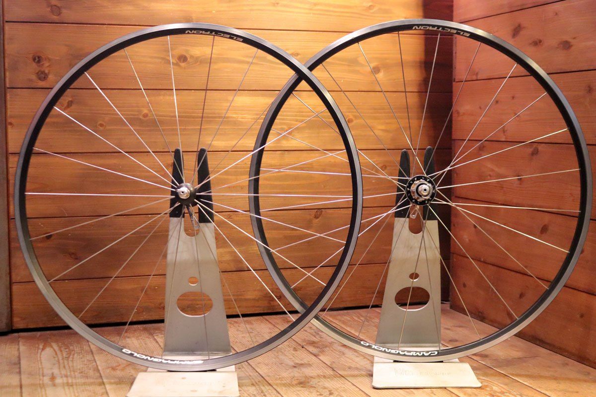 カンパニョーロ Campagnolo エレクトロン Electron カンパ11/12s アルミ クリンチャー ホイールセット 【東京都南麻布店】 -  メルカリ