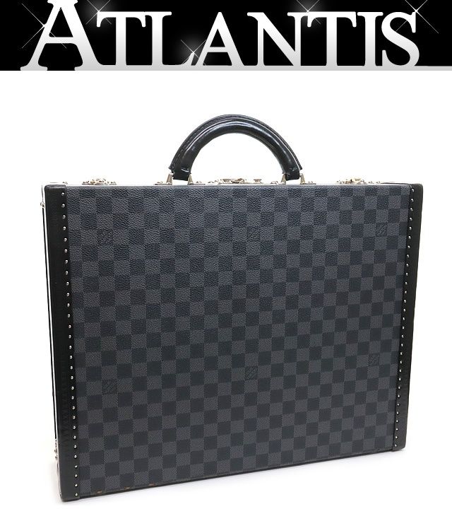 広尾店 ルイヴィトン Louis Vuitton トランク プレジデント クラソール アタッシュケース ダミエグラフィット N48190 16234