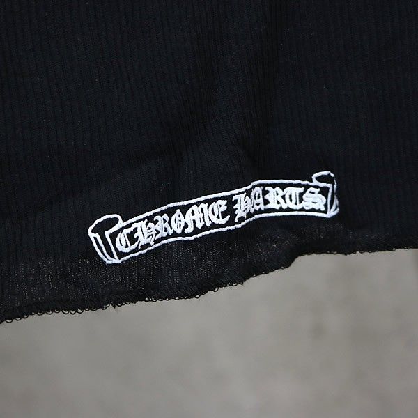  CHROME HEARTS クロムハーツ クロス プリント タンクトップ メンズ size M 黒 100582 タンクトップ トップス