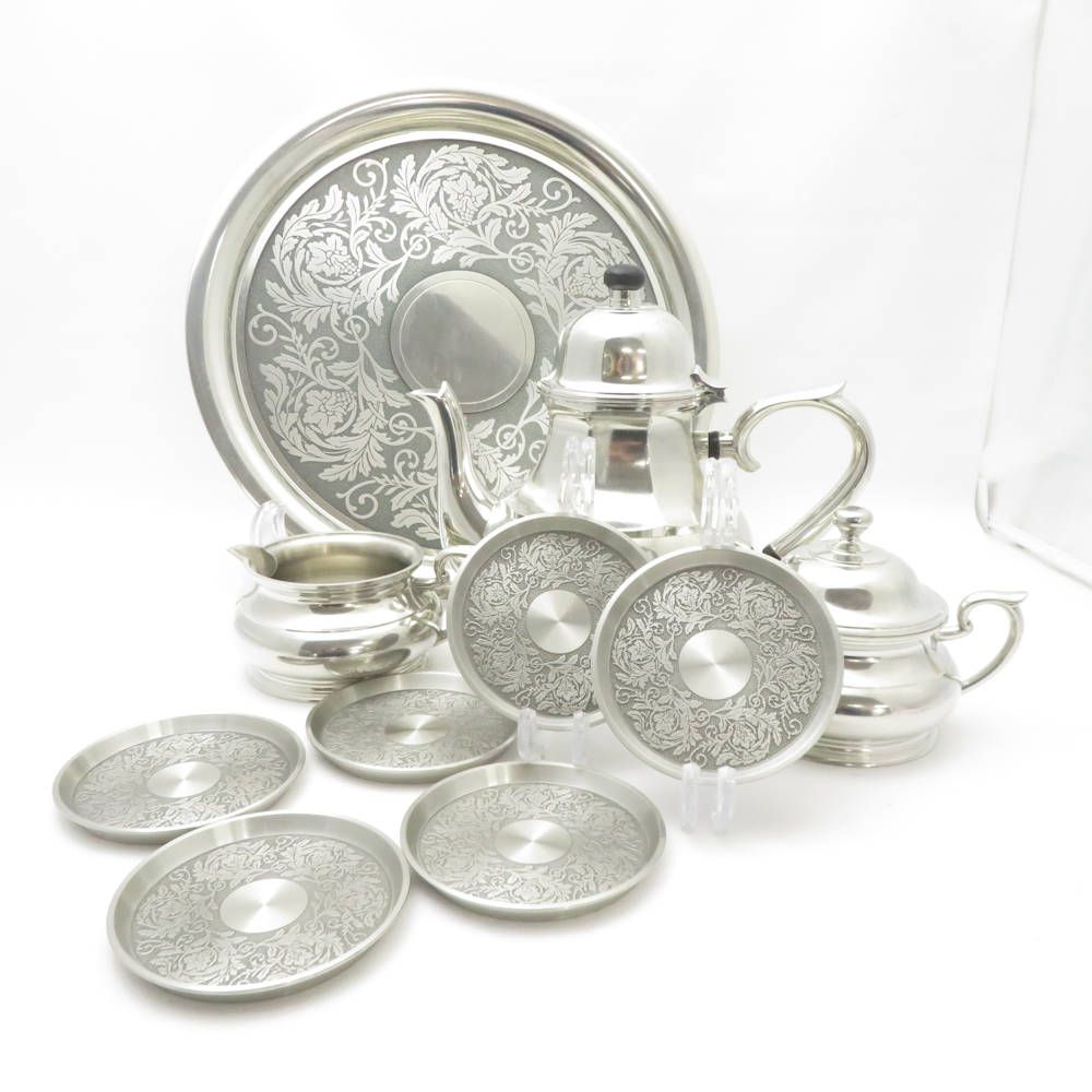 美品 Royal Selangor ロイヤルセランゴール ピューターセット 10点