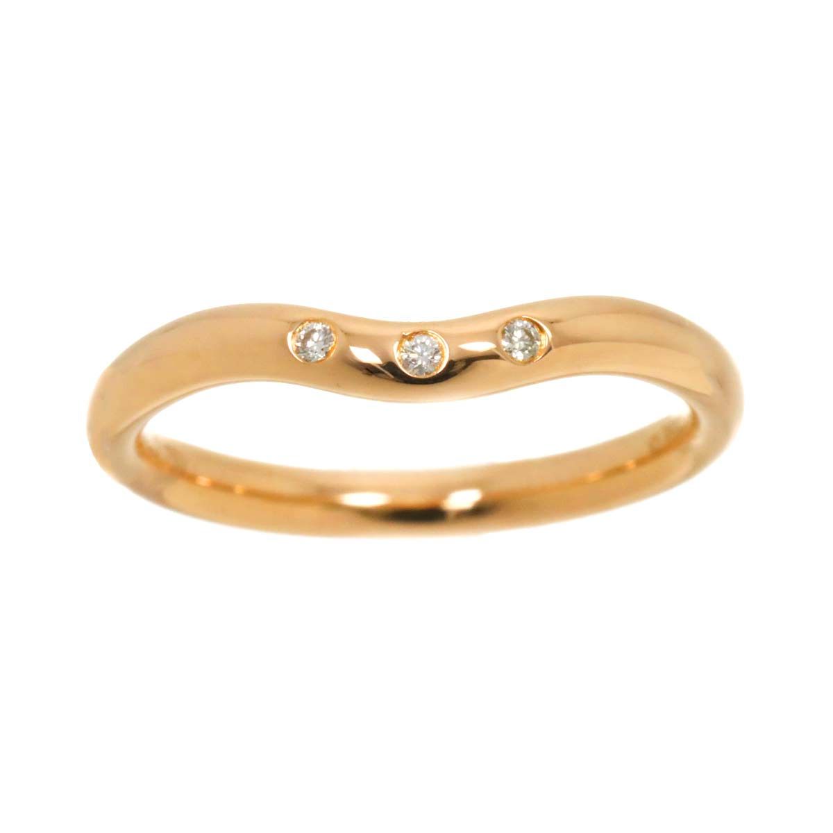 ティファニー TIFFANY&Co. カーブド バンド ダイヤモンド リング