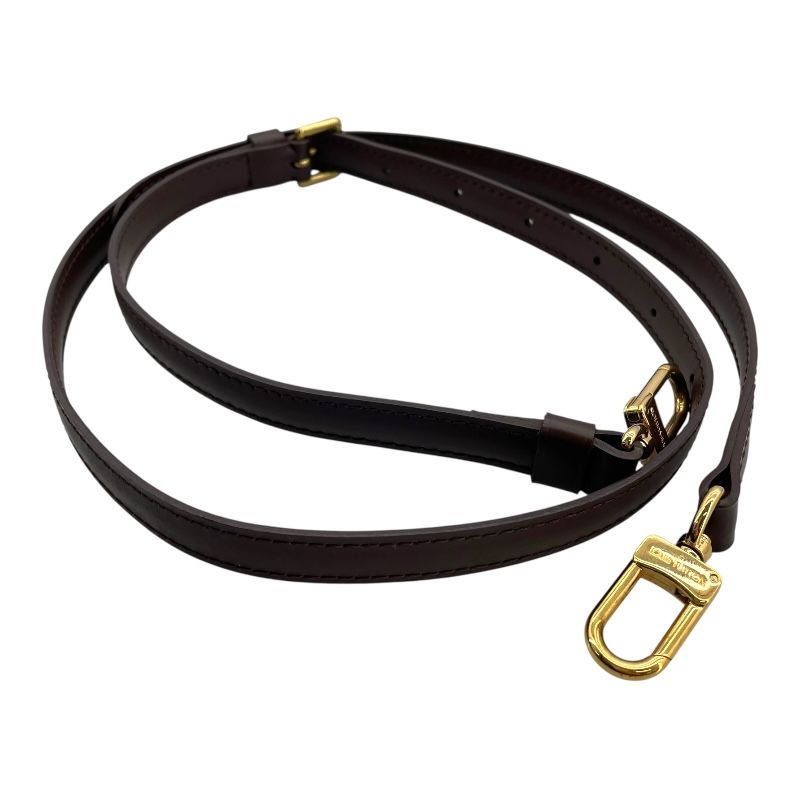 Louis Vuitton レザー ストラップ ブラウン ルイ・ヴィトン LOUIS VUITTON ショルダーストラップ ブラウン