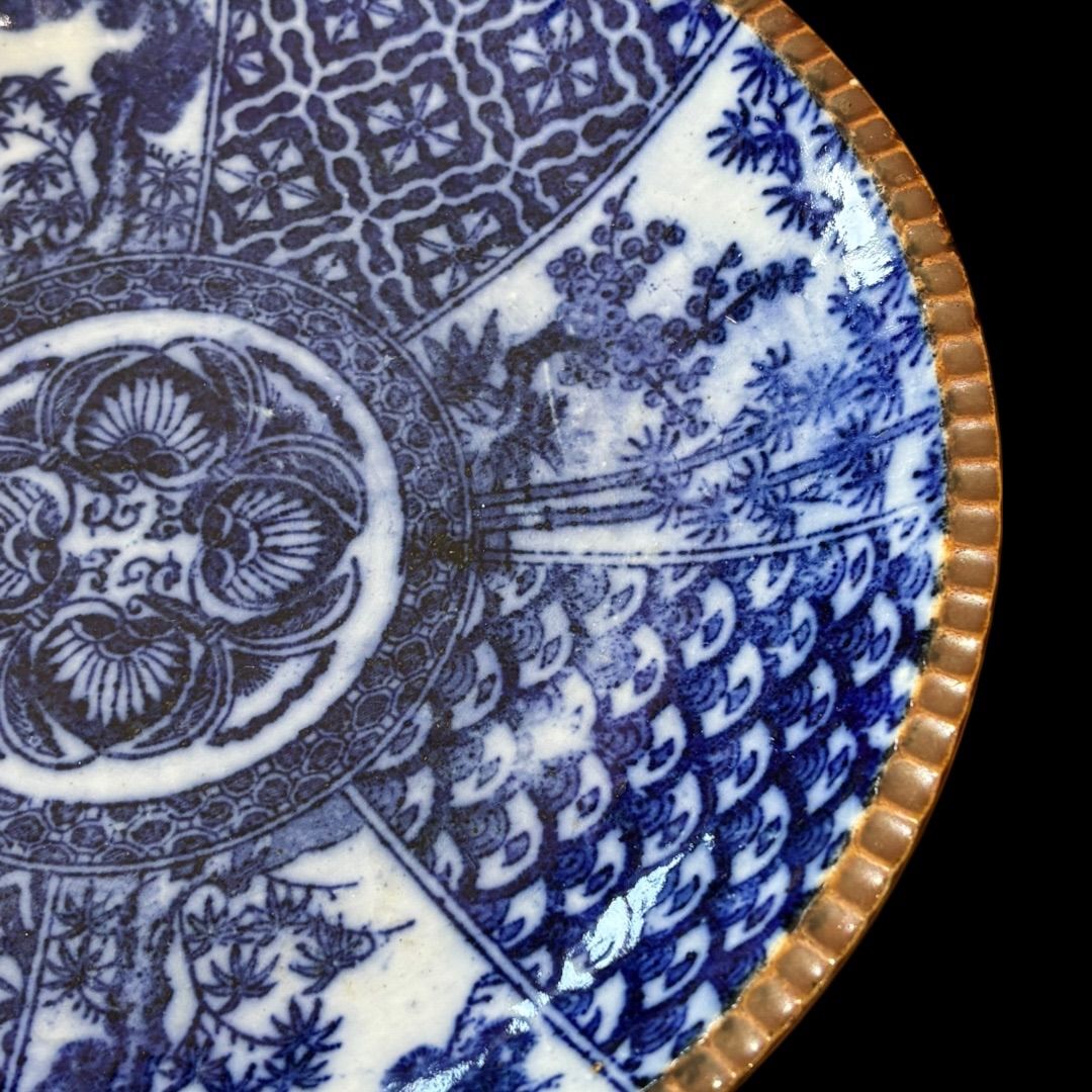 m*0様 青い鯉の絵柄の皿 イゲ皿 直径約24cm 10枚セット アンティーク 2025年最新】イゲ皿の人気アイテム - メルカリ