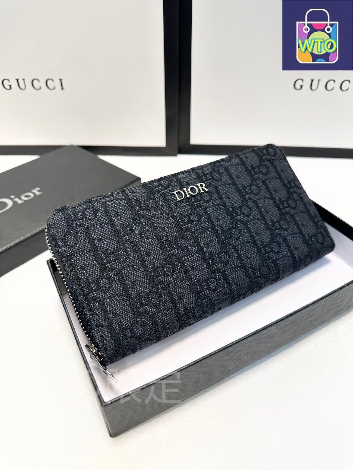 Dior財布/革財布、両用パスケース財布、男女兼用[本日特価|新品