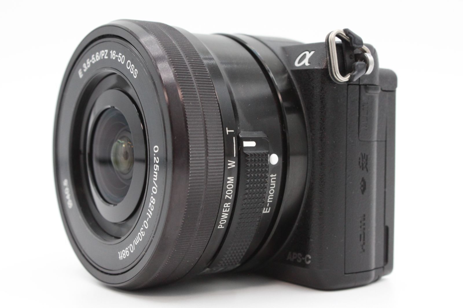 美品】SONY ソニーミラーレス一眼 α5100 パワーズームレンズキット E PZ 16-50mm F3.5-5.6 OSS付属 ブラック ILCE- 5100L-B #LE2024094 - メルカリ