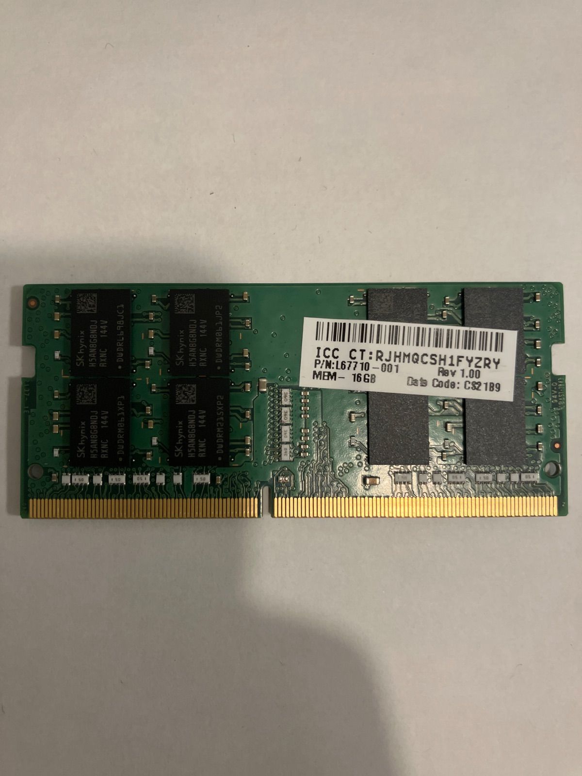 SK DDR 4 16 GB 3200 MHz