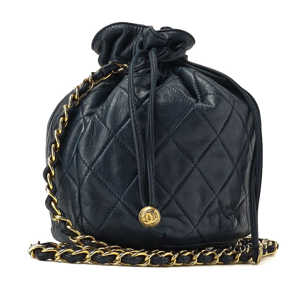 シャネル マトラッセ ラムスキン 巾着 チェーン ショルダー トート バッグ 楽天市場】シャネル CHANEL 巾着チェーンショルダー ショルダー