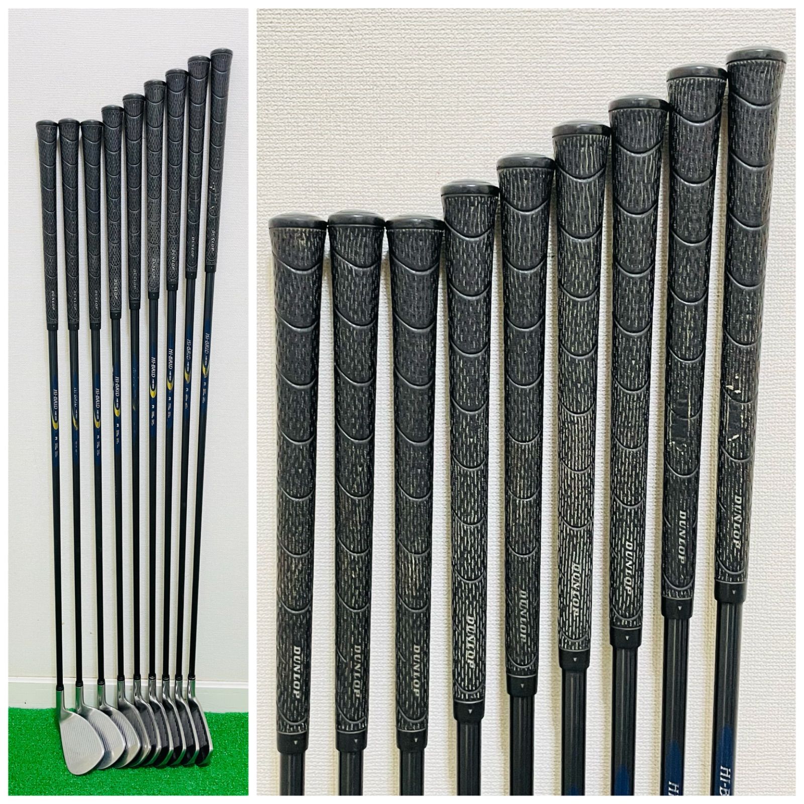9091 DUNLOP HI-BRID ダンロップ レフティ 左利き 9本 - メルカリ
