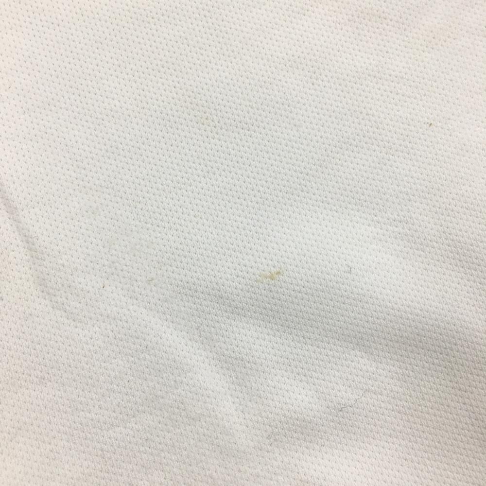 SALE価格トライアングルスクエア 半袖ポロシャツ 白×ネイビー　バイカラー メンズ M ゴルフウェア Trianglesquare POLO Ralph Lauren ボーダー柄 ポロシャツ M