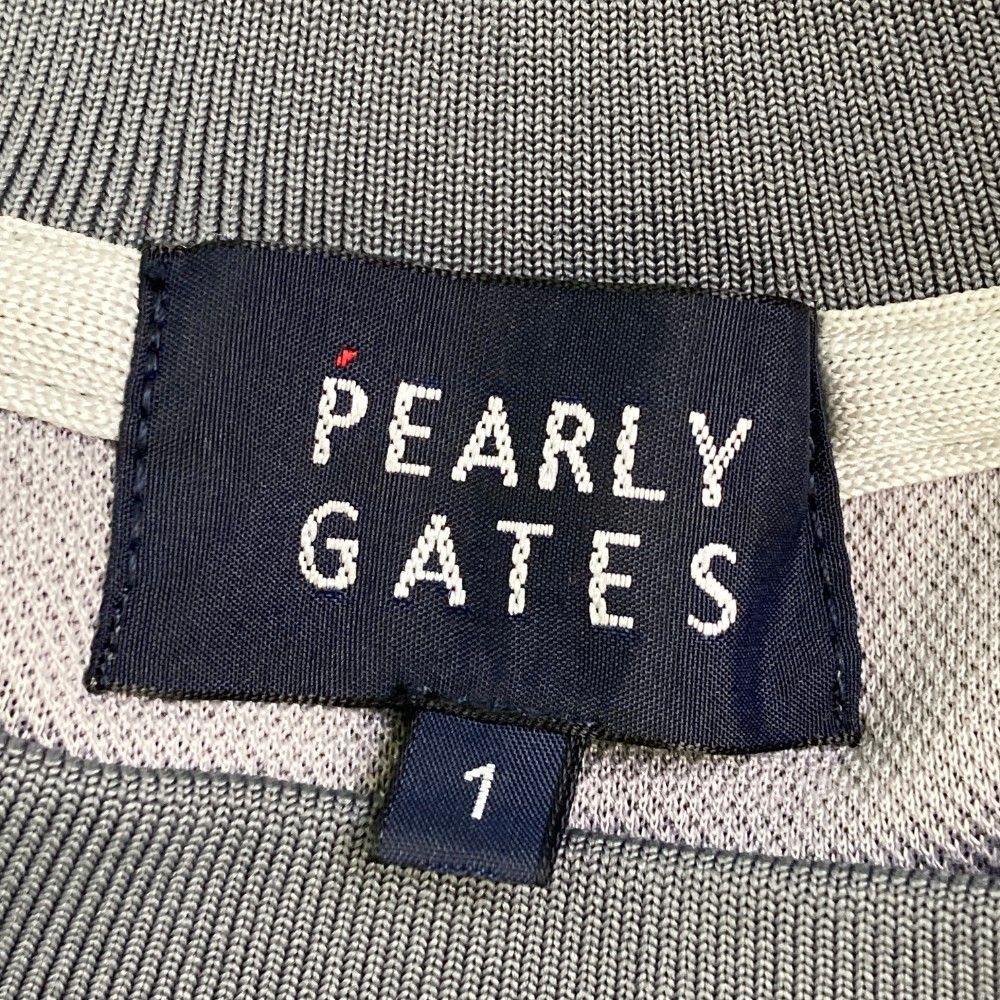 サイズ：1 PEARLY GATES パーリーゲイツ 2024年モデル 裾フレア ダンボールニット長袖ワンピース  グレー系 [240101412817] ゴルフウェア レディース ストスト サイズ：1 PEARLY GATES パーリーゲイツ 2024年モデル 裾フレア