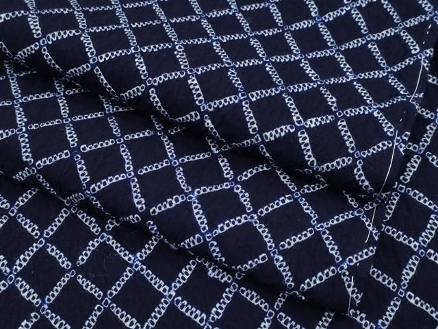 平和屋着物 上 夏物 浴衣 有松鳴海絞り 菱繋ぎ 綿 ♥ CYAA3254s5