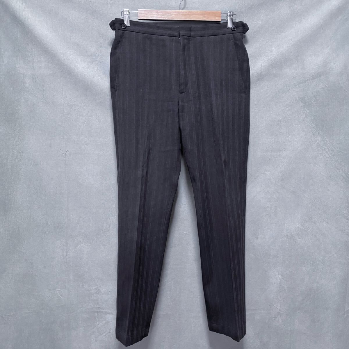 archive comme des garcons ストライプスラックス 極太 archive comme