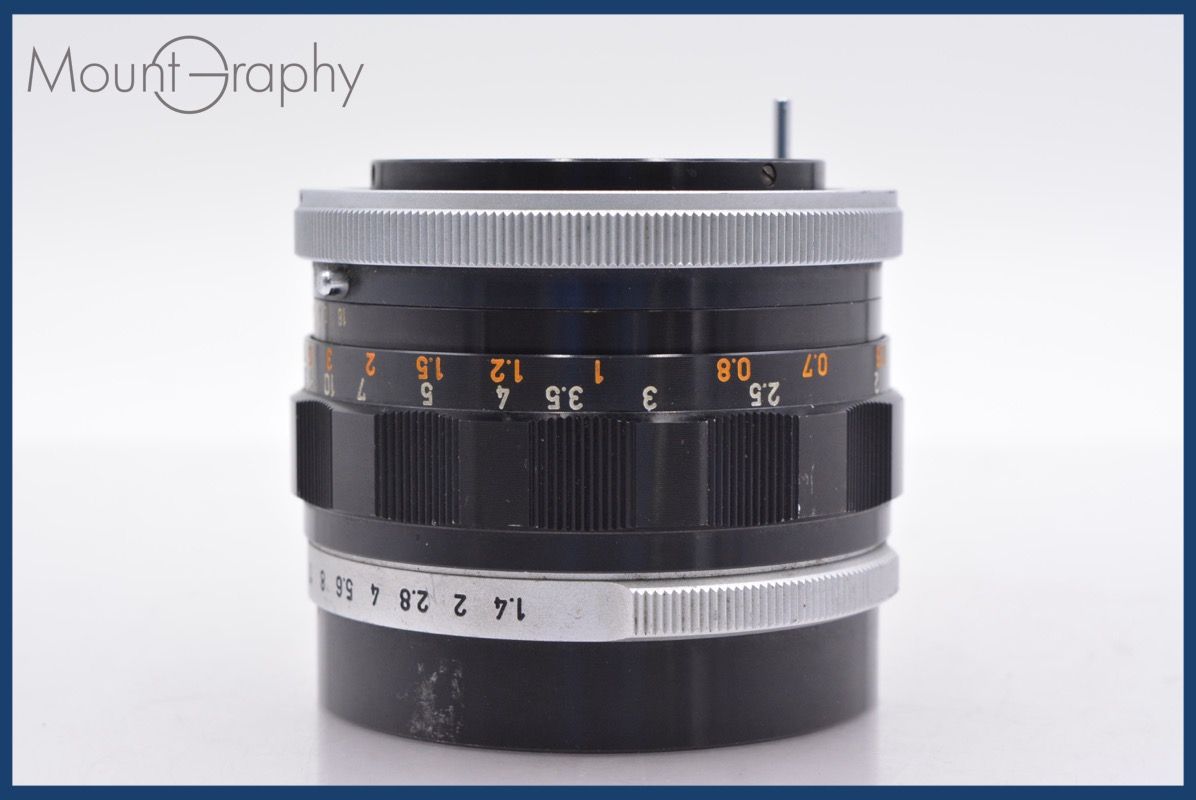 Canon 50mm f/1.4 レンズ　キャップ付き　綺麗 Canon 50mm f/1.4 Lマウント – Doppietta-Tokyo