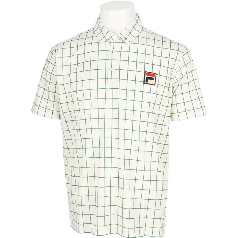 fila フィラ 51 ボタンダウンポロシャツ テニスポロシャツ M em0081-25z グリーン