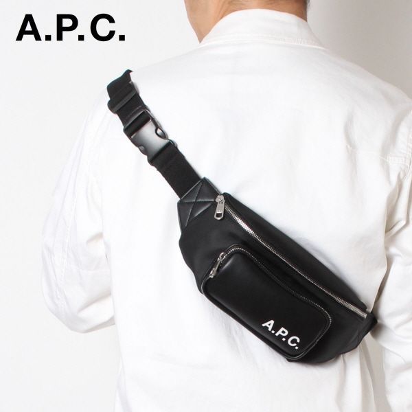 24春夏モデル アーペーセー A.P.C. メンズ CAMDEN ウエスト ボディバッグ【LZZ BLACK】 H62167 PAADY  LZZ/【2024SS】m-bag - メルカリ