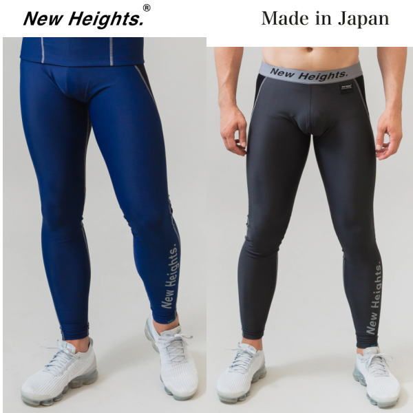 New Heights ニューハイツ コンプレッション UV テック レギンス タイツ SMS21308 メンズ ランニング トレイルランニング トレラン UVカット