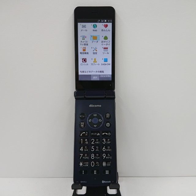 AQUOS ケータイ SH-01J ドコモ ブルーブラック 送料無料 本体 c10116