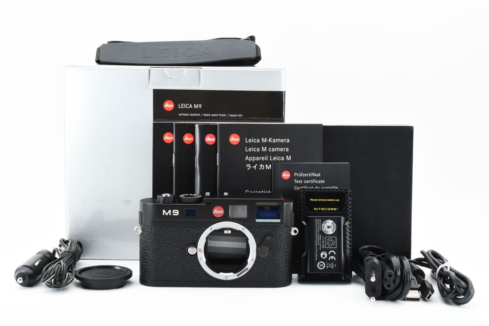 3438 【ジャンク】 Leica M9 Black Digital Rangefinder Camera With 