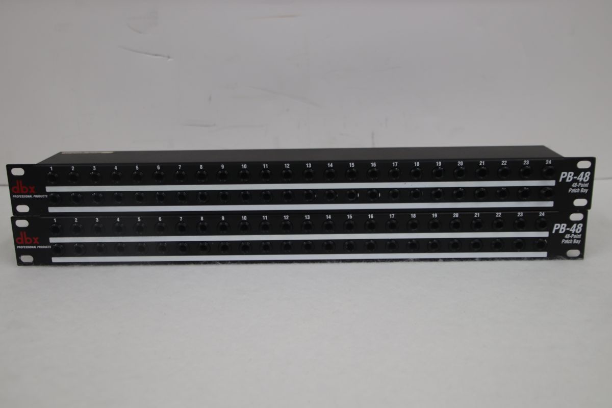 dbx ディービーエックス PB-48 Patch Bay パッチベイ 2台セット |2000