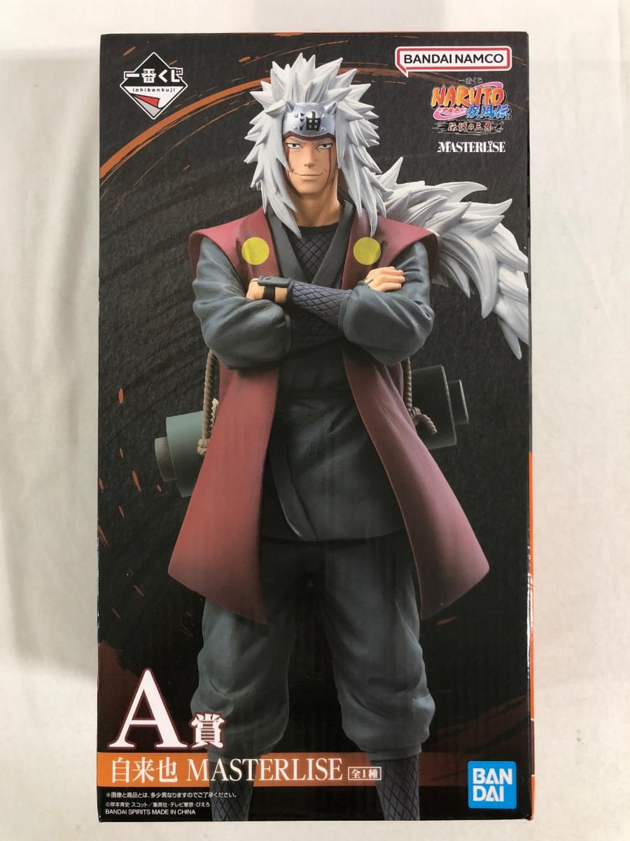 未開封】A賞 自来也 MASTERLISE 一番くじ NARUTO-ナルト- 疾風伝 伝説