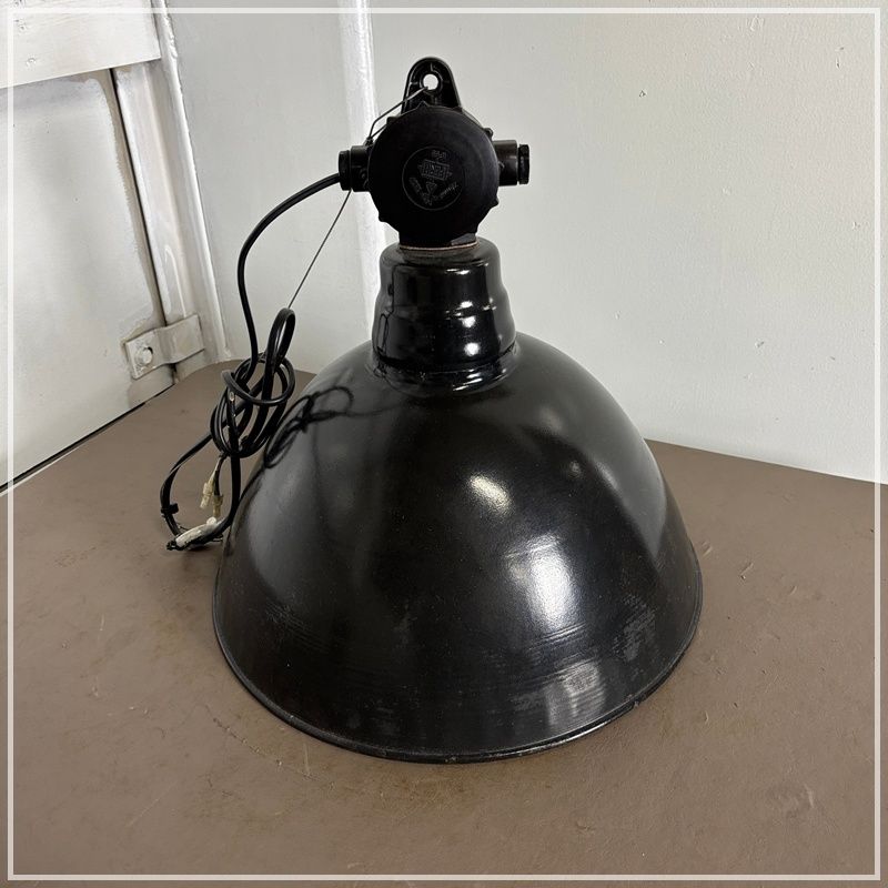 新品入荷 ドイツ アンティーク 照明 エナメルライト インダストリアル シーリングライト・天井照明