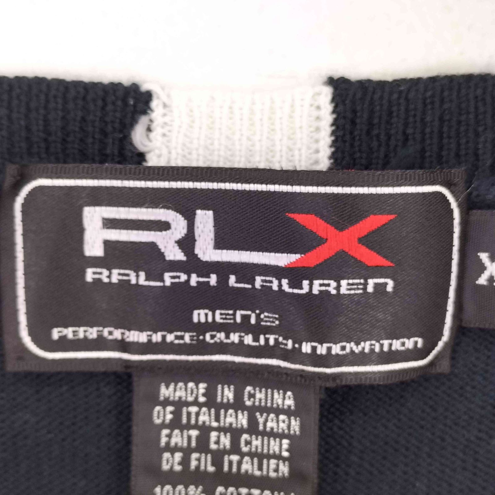 coco 中古 アールエルエックス ラルフローレン RLX RALPH LAUREN メンズ ニットアウター XS 黒 ブラック フルジップ シンプル 小さい coco 中古 アールエルエックス ラルフローレン RLX RALPH LAUREN