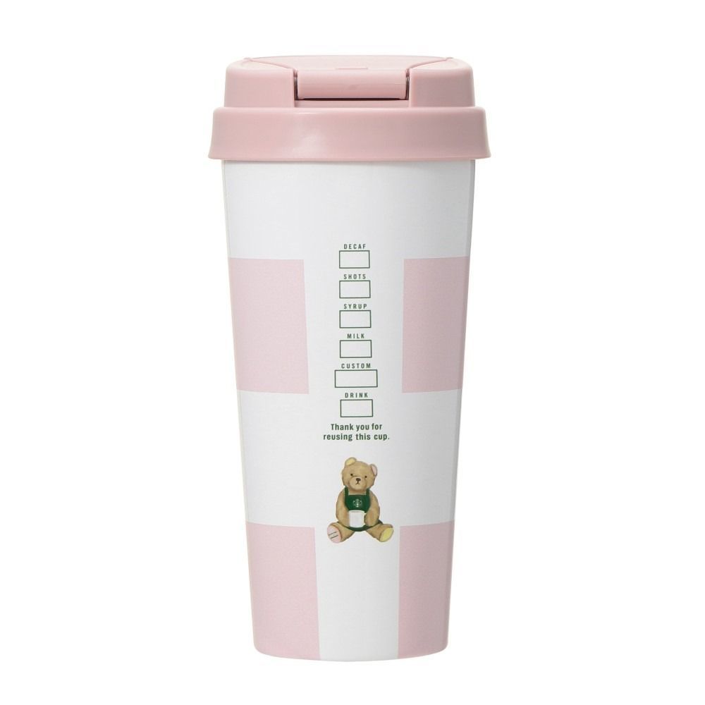 ソフトピンク gelato pique STARBUCKS ボーダーステンレスTOGOボトル ソフトピンク 473ml ジェラートピケ スターバックス