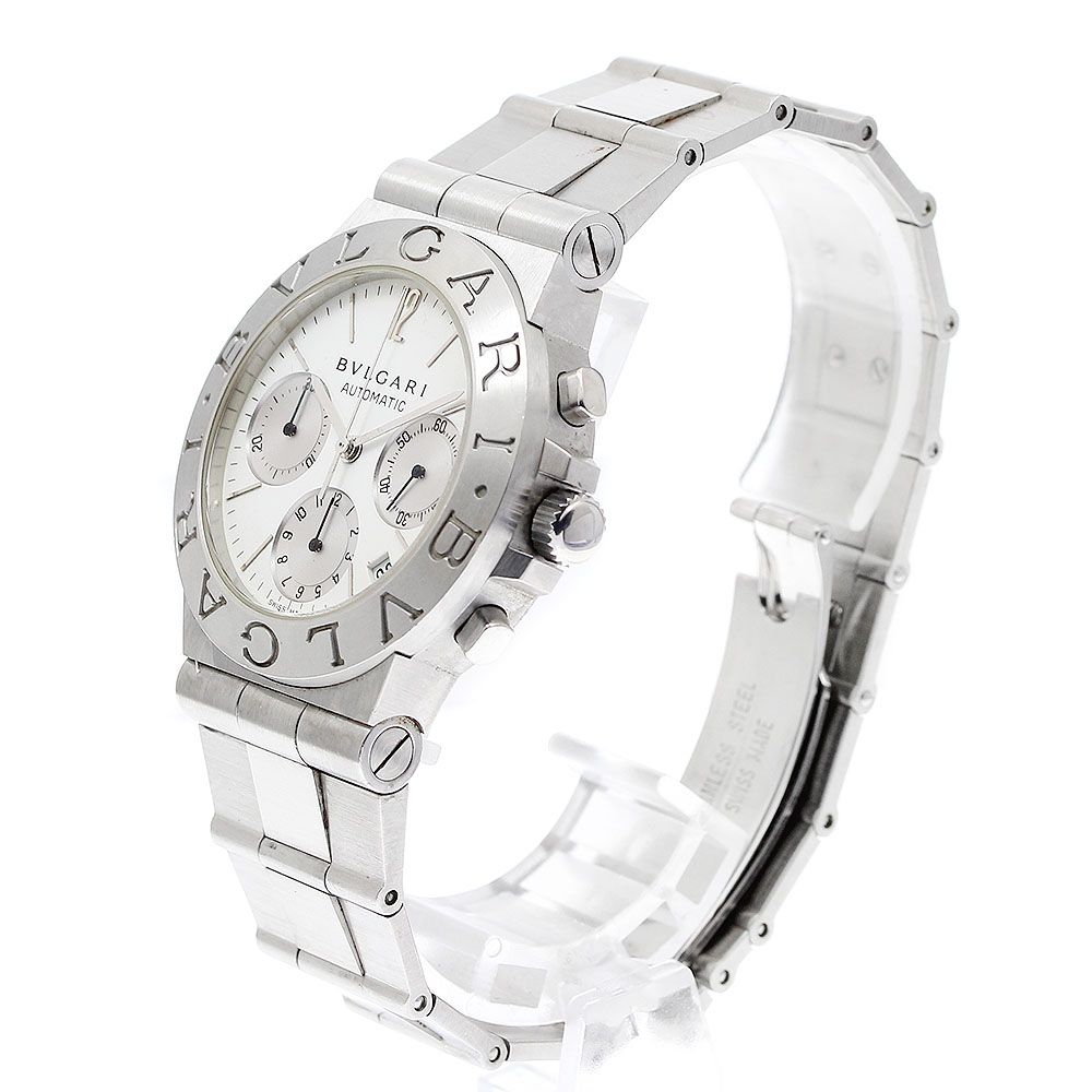 ブルガリ BVLGARI CH35S ディアゴノ スポーツ デイト クロノグラフ 自動巻き メンズ_904936