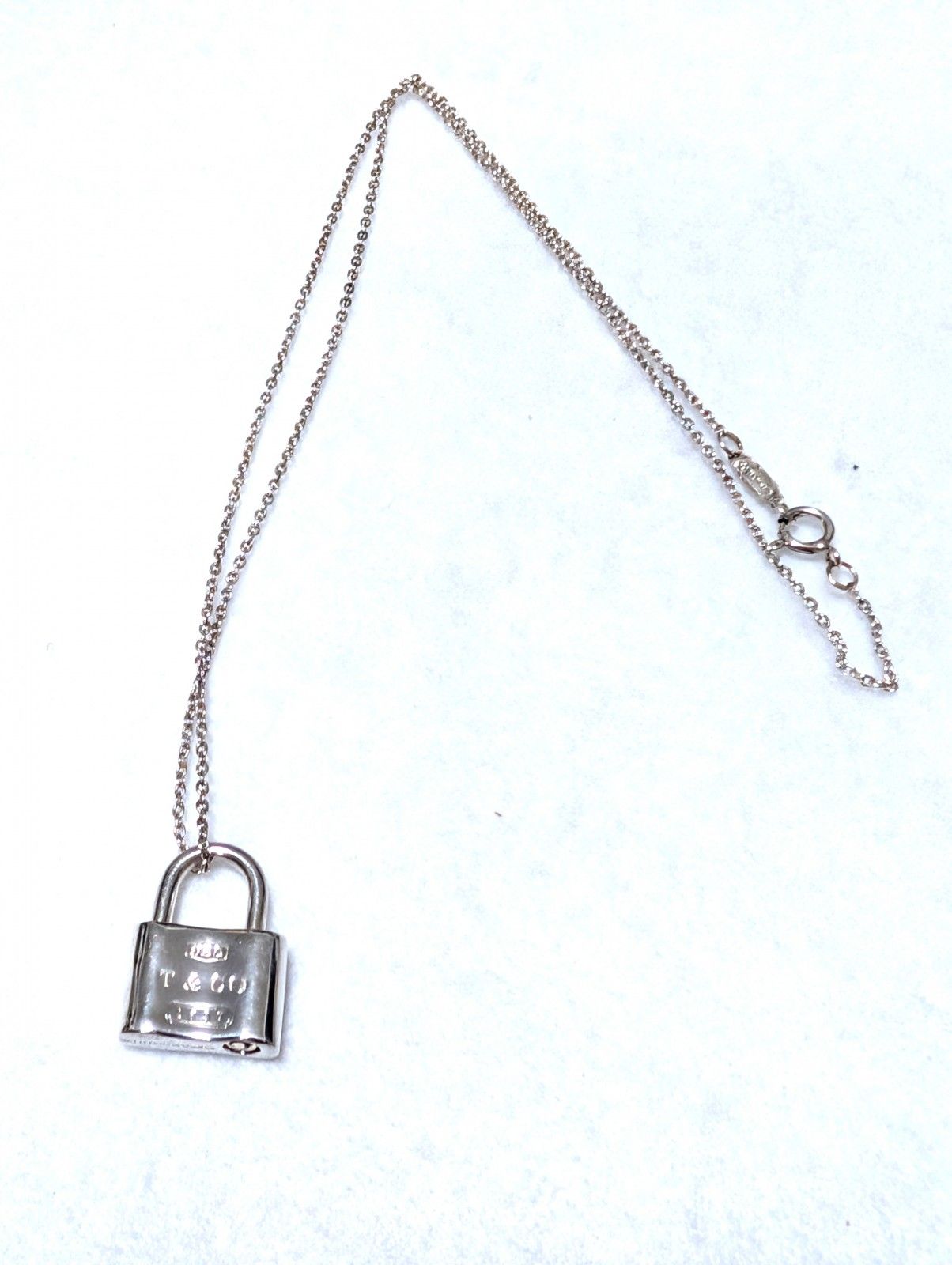 【美品】Tiffany ティファニー　1837 パドロック　南京錠 ネックレス ティファニー カデナ パドロック 南京錠 ネックレス ペンダント