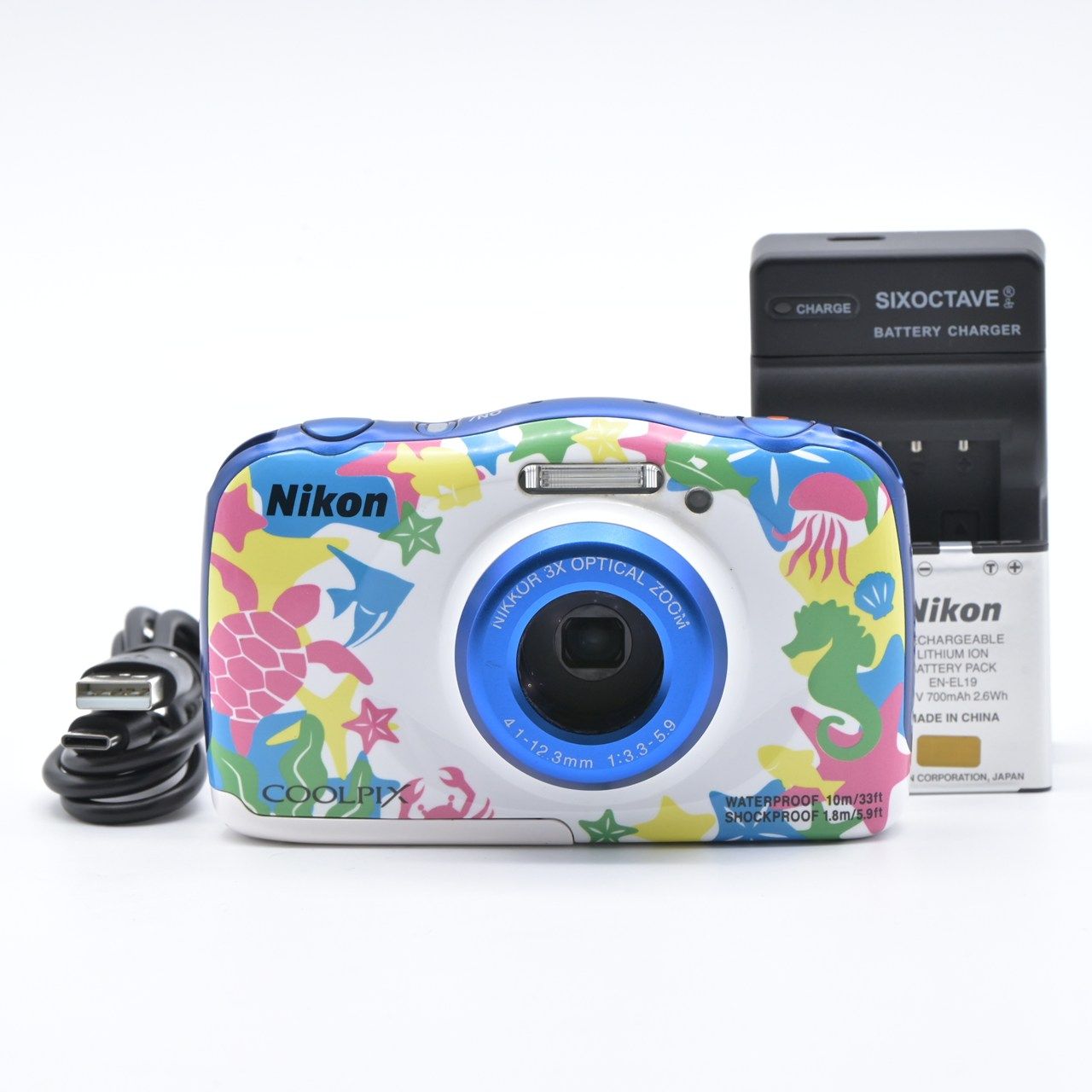 Nikon ニコン COOLPIX W100 防水 W100MR クールピクス マリン コンパクトデジタルカメラ