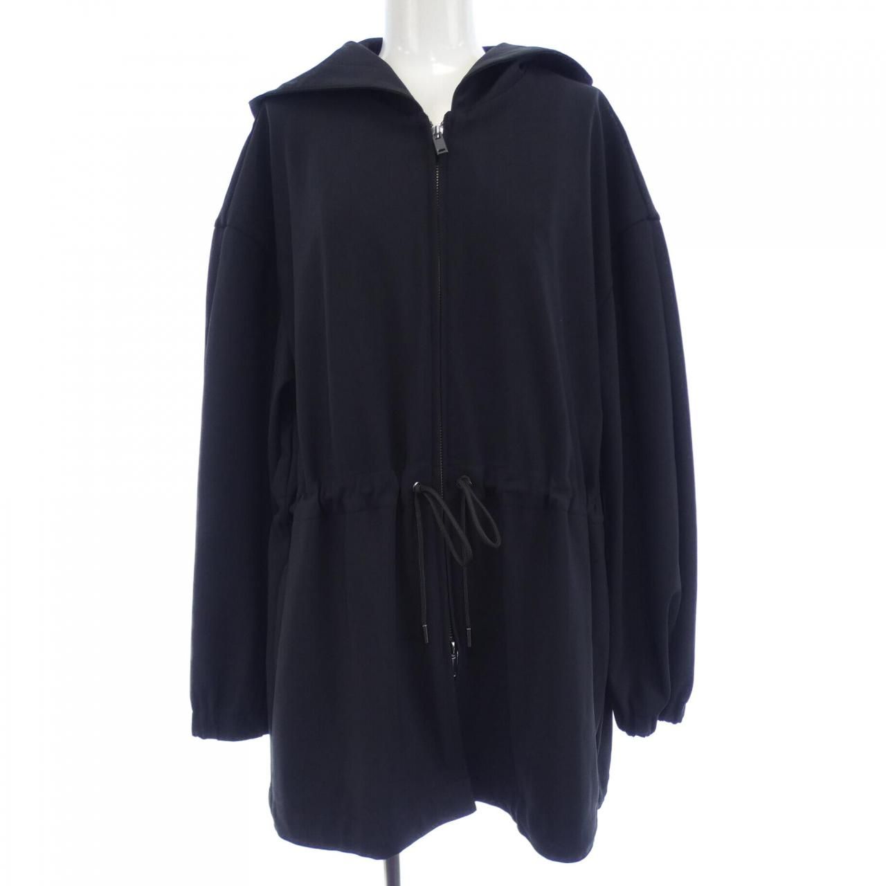 theory ボタンレス　カラーレス　ジャケット　ネイビー セオリー ノーカラージャケット ネイビー ボタンレス フロントホック