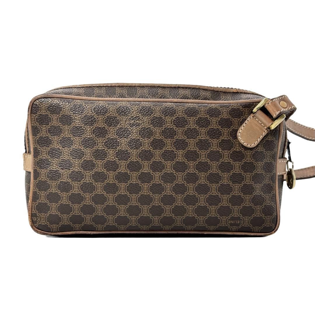 【美品】CELINE マカダム柄 クラッチバッグ ポーチ ヴィンテージ CELINE セリーヌ ヴィンテージ クラシック マカダム柄 ポーチ