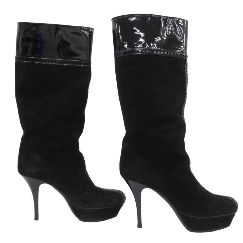 サンローラン エナメルブーツ シューズ ブーツ 38 サンローラン エナメルブーツ シューズ ブーツ 38