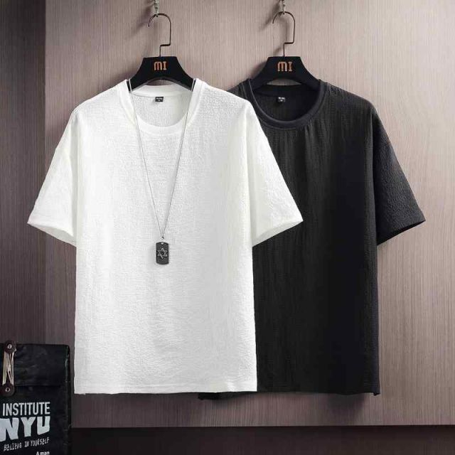 種類20:2XL/G:A11 グリーンスーツ メンズ ファッション 服 男性用 オシャレ シンプル 大人 かっこいい 大きいサイズ ストリート 紳士服 無地 リネン 半袖 T シャツ 夏 白 綿 レイヤリング ト