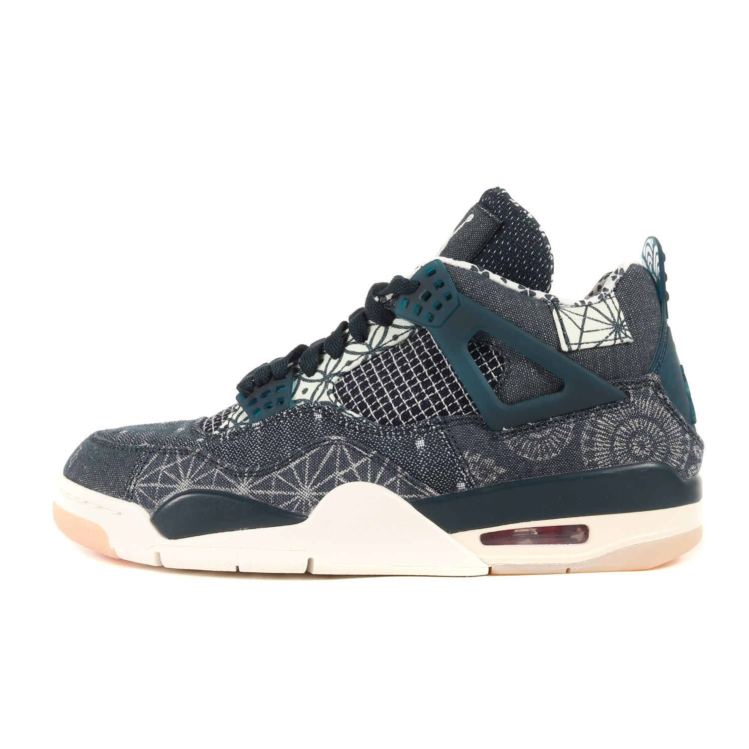 新品 NIKE ナイキ サイズ:27.0cm AIR JORDAN 4 RETRO SE SASHIKO Deep Ocean  (CW0898-400) エアジョーダン4 レトロ 刺し子 ディープオーシャン ファイアレッド US9 スニーカー バッシュ - メルカリ