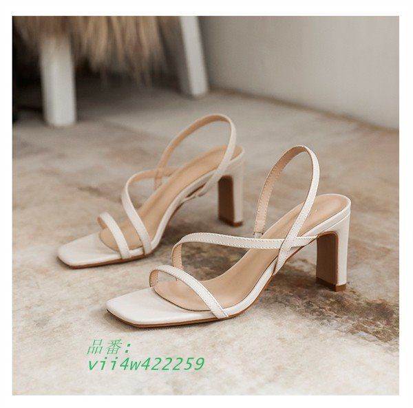 22.5-24.5CM 華奢ストラップサンダル サンダル レディース ストラップ ストラップサンダル vii4w422259