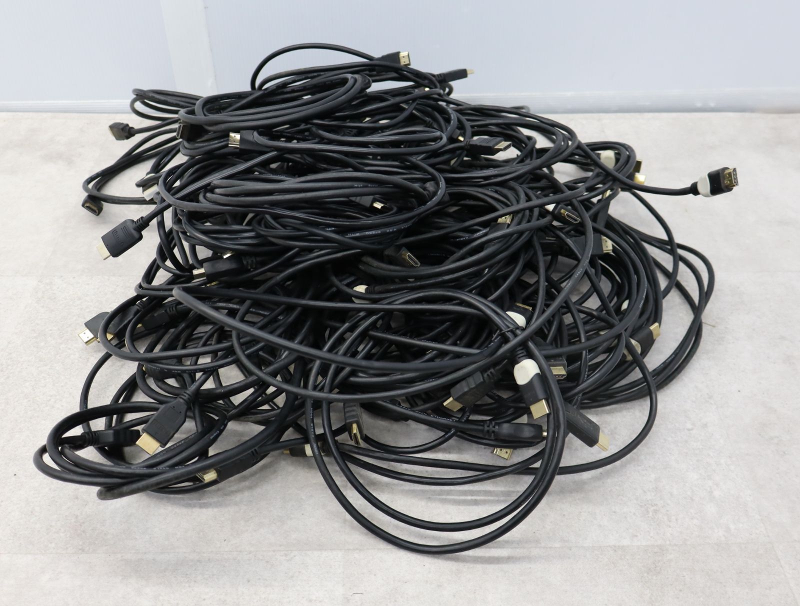 ケーブルまとめ ｜50本まとめ HDMIケーブル コード｜ 長さいろいろ ｜ゲーム配線 HDMIコード 映像出力 高画質 映像配線  PS3 PS4 O8616