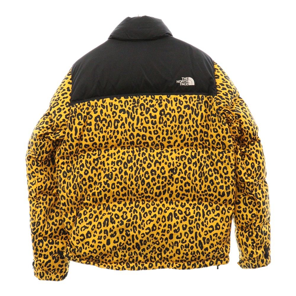 Supreme シュプリーム THE NORTH FACE ノースフェイス 11AW ND19100 × THE NORTH FACE ノースフェイス Nuptse Down Jacket Leopard レオパード柄 ヌプシ ダウンジャケット グリーン系 M【中古】 SUPREME (シュプリーム) 11AW ×THE NORTH FACE Nuptse Down Jacket
