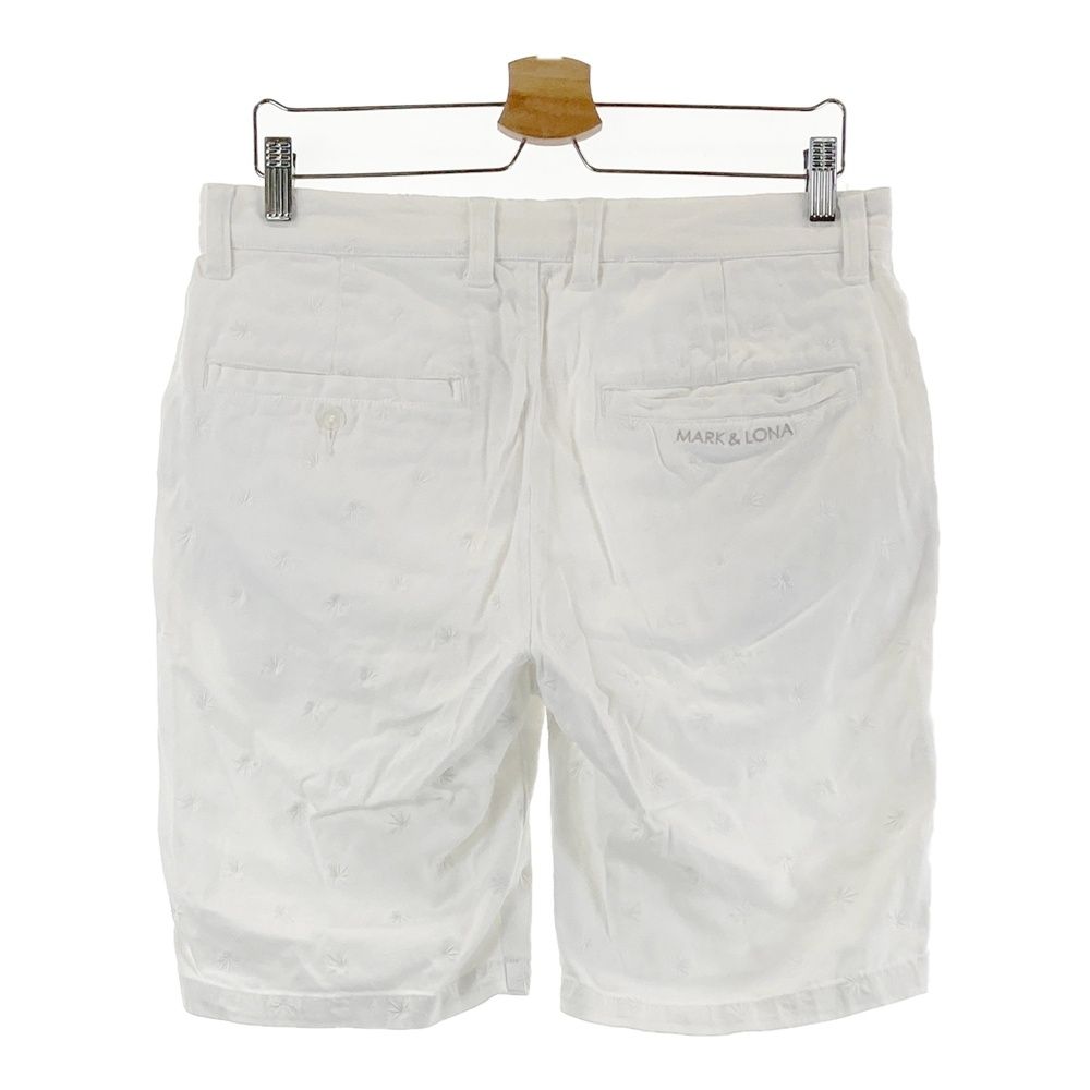 サイズ：M MARK&LONA マークアンドロナ ハーフパンツ 刺繍 総柄