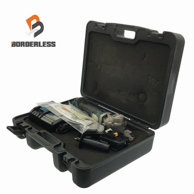 品 Ogura オグラ 18V コードレスツライチカッター HSC-20BL バッテリ2個 18V 6.0Ah 充電器 チップソー2枚 ケース付 鉄工115371