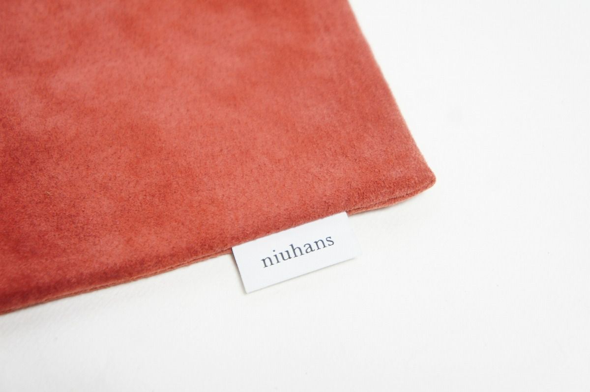 新品niuhansニュアンス werkstatt Suede トート ハンド バック 茶系 