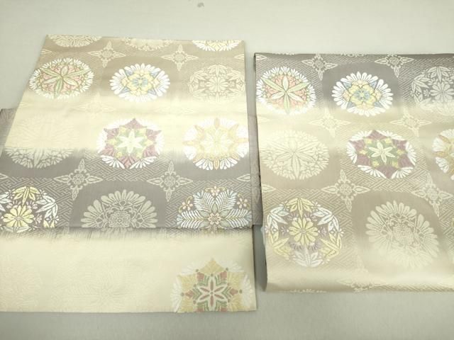 平和屋着物○つけ帯 唐織 正倉院花文 金糸 正絹 逸品 DAAV6104ps  