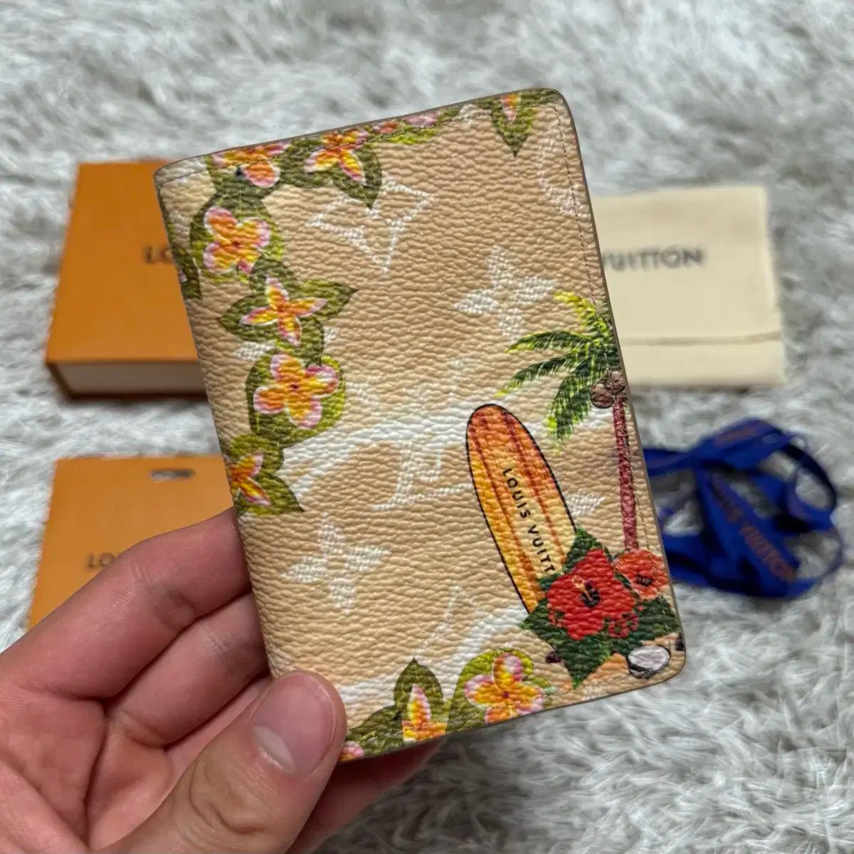 OS Louis Vuitton ルイヴィトン エクリプス サーフィン オーガナイザー カードウォレット ベージュ