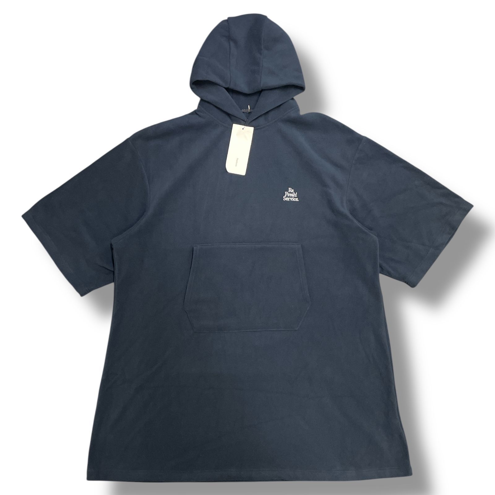 参考上代15400円 未使用品 FreshService FLEECE SAUNA PONCHO フリースサウナポンチョ ガウン リフレッシュサービス フレッシュサービス FSW-23-PO_260 ネイビー O/S 98108A5